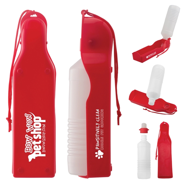 Travel-friendly pet water dispenser that holds 500ml.... from ASI 62190 Illini