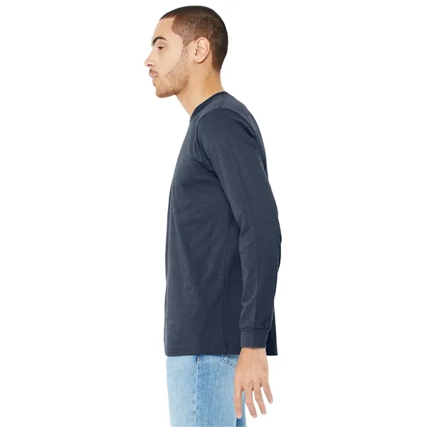 BELLA+CANVAS Unisex Heather CVC Long Sleeve Tee... from ASI 84863 SanMar