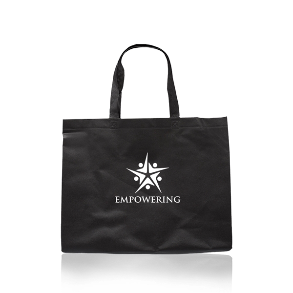 80GSM non-woven polypropylene tote bag with matching color handles.... from ASI 39552 BEL Promo