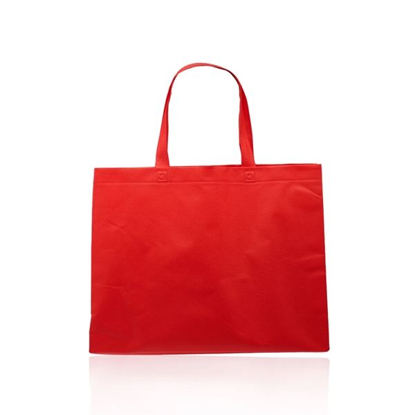 80GSM non-woven polypropylene tote bag with matching color handles.... from ASI 39552 BEL Promo