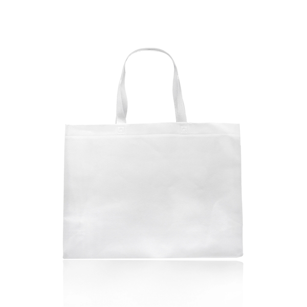 80GSM non-woven polypropylene tote bag with matching color handles.... from ASI 39552 BEL Promo