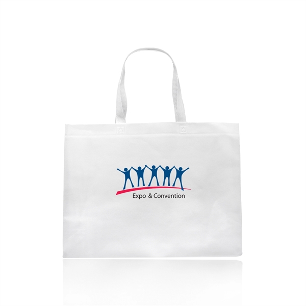 80GSM non-woven polypropylene tote bag with matching color handles.... from ASI 39552 BEL Promo