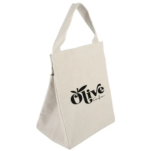 Eco-friendly 10oz cotton lunch bag with top closure and carry handle... from ASI 67557 LimeLight Ent / Limelight USA