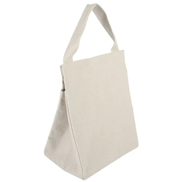 Eco-friendly 10oz cotton lunch bag with top closure and carry handle... from ASI 67557 LimeLight Ent / Limelight USA