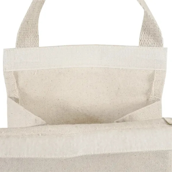Eco-friendly 10oz cotton lunch bag with top closure and carry handle... from ASI 67557 LimeLight Ent / Limelight USA