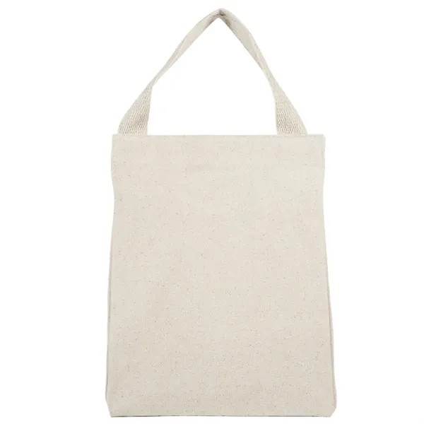 Eco-friendly 10oz cotton lunch bag with top closure and carry handle... from ASI 67557 LimeLight Ent / Limelight USA