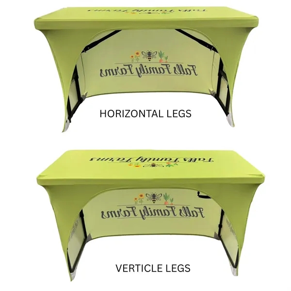 Sublimated Stretch Curved Fit Table Throw for 4ft Demo, Sampling Table,... from ASI 53509 FIEL-Fairdeal Import & Export / FIEL