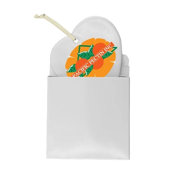 Ceramic heart-shaped ornament with string and gift box.... from ASI 52263 EMT