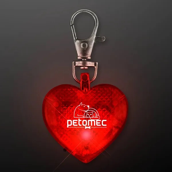 Blinking Heart Dog Light and Keychain; Blank & Imprinted Pricing... from ASI 34194 ALightPromos