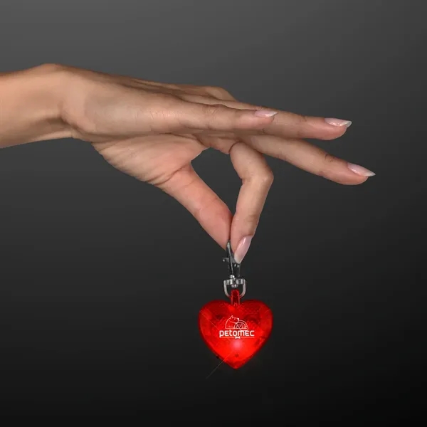 Blinking Heart Dog Light and Keychain; Blank & Imprinted Pricing... from ASI 34194 ALightPromos