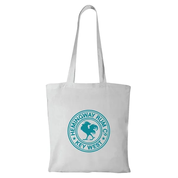Lightweight cotton canvas tote bag plus 1 color silkscreen imprint on... from ASI 37218 Athena Promo (tm)