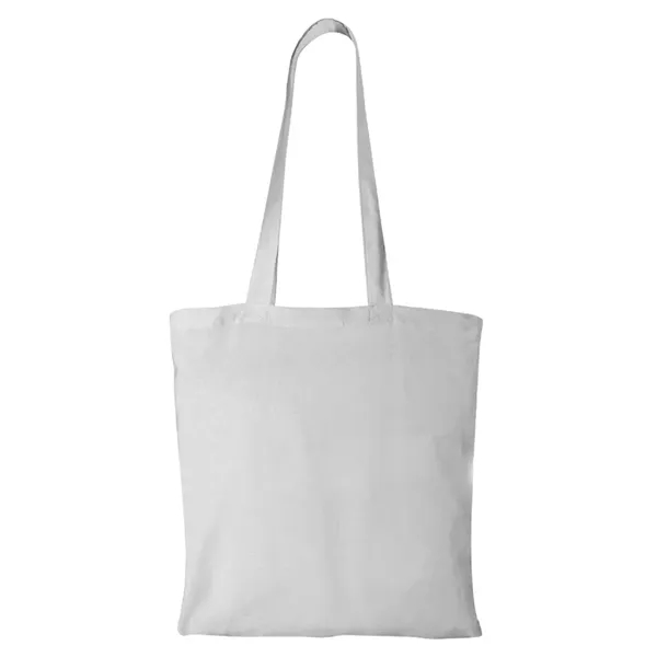 Lightweight cotton canvas tote bag plus 1 color silkscreen imprint on... from ASI 37218 Athena Promo (tm)