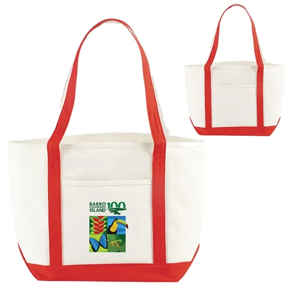 18 oz. cotton canvas boat bag featuring a front pocket plus... from ASI 37218 Athena Promo (tm)