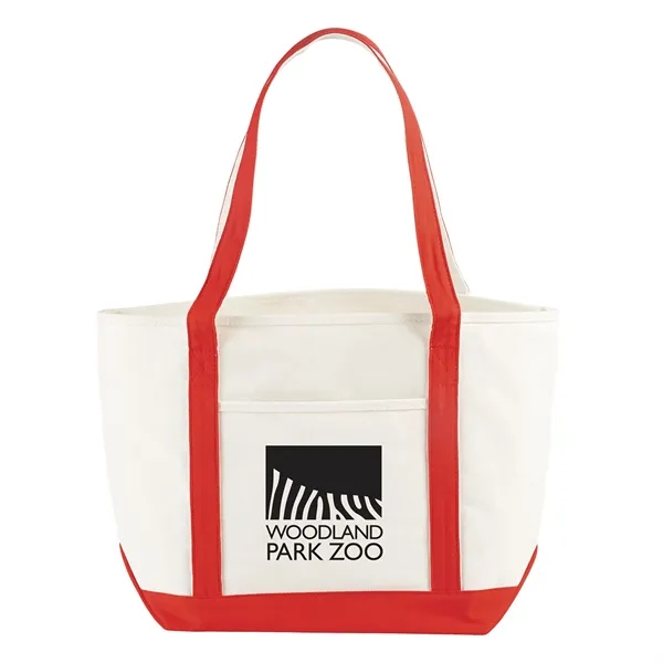18 oz. cotton canvas boat bag featuring a front pocket plus... from ASI 37218 Athena Promo (tm)