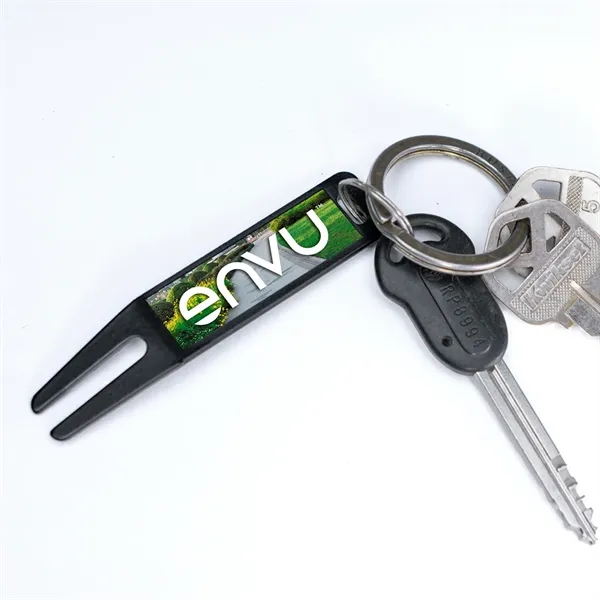 A sleek and functional USA-made divot tool features a full-color imprint... from ASI 46170 Compass Industries Inc