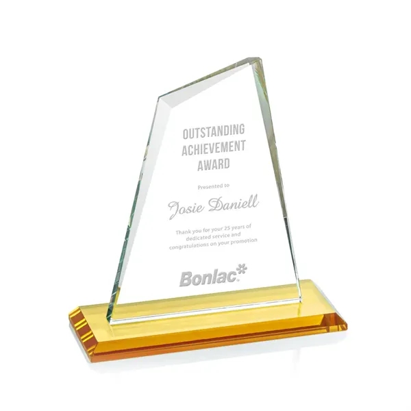 Our extraordinary beveled Starfire Summit award is combined with amber optical... from ASI 84592 St Regis Group / St Regis