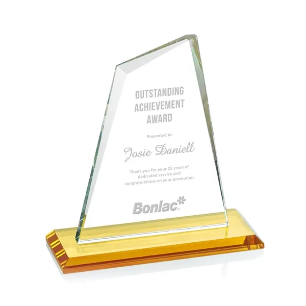 Our extraordinary beveled Starfire Summit award is combined with amber optical... from ASI 84592 St Regis Group / St Regis