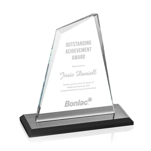 Our extraordinary beveled Starfire Summit award is combined with an ebony... from ASI 84592 St Regis Group / St Regis