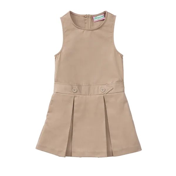 Classroom Uniforms Girls Kick Pleat Jumper... from ASI 86018 Scrub Authority / Uniform Stores