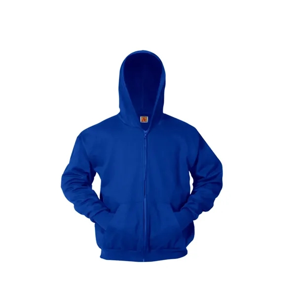 A+ Uniforms Unisex Full Zip Hooded Fleece Sweatshirt... from ASI 86018 Scrub Authority / Uniform Stores