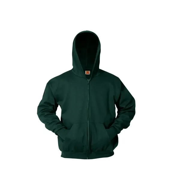 A+ Uniforms Unisex Full Zip Hooded Fleece Sweatshirt... from ASI 86018 Scrub Authority / Uniform Stores
