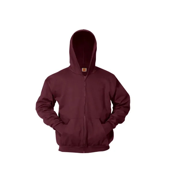 A+ Uniforms Unisex Full Zip Hooded Fleece Sweatshirt... from ASI 86018 Scrub Authority / Uniform Stores