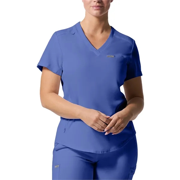 Landau Forward Women's 2-Pocket V-Neck Top... from ASI 86018 Scrub Authority / Uniform Stores