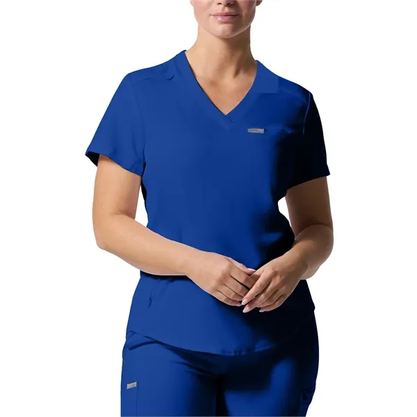 Landau Forward Women's 2-Pocket V-Neck Top... from ASI 86018 Scrub Authority / Uniform Stores