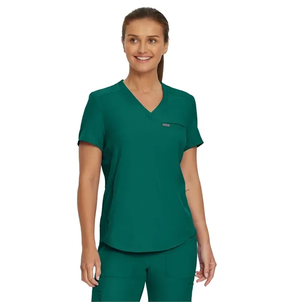 Landau Forward Women's 2-Pocket V-Neck Top... from ASI 86018 Scrub Authority / Uniform Stores