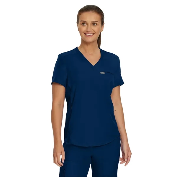 Landau Forward Women's 2-Pocket V-Neck Top... from ASI 86018 Scrub Authority / Uniform Stores