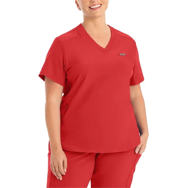 Landau Forward Women's 2-Pocket V-Neck Top... from ASI 86018 Scrub Authority / Uniform Stores