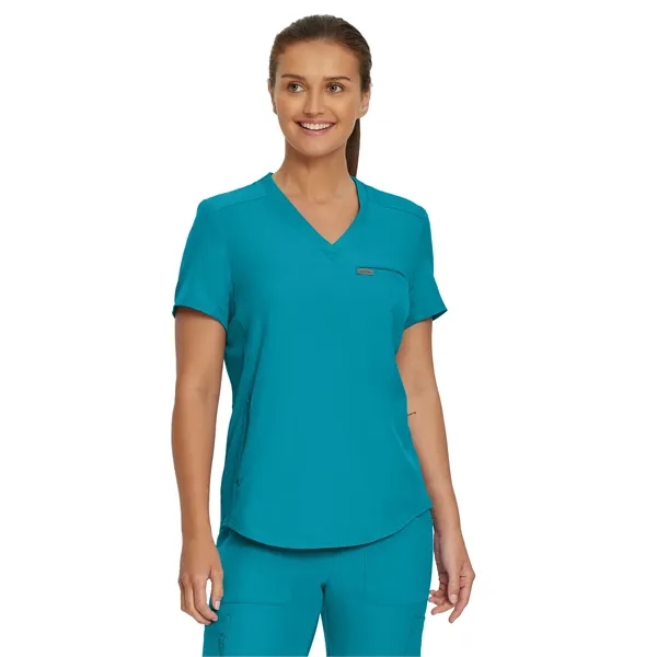 Landau Forward Women's 2-Pocket V-Neck Top... from ASI 86018 Scrub Authority / Uniform Stores