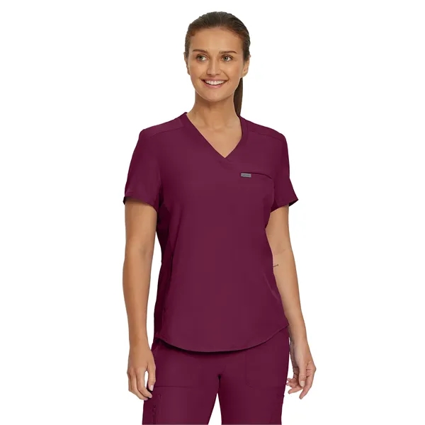 Landau Forward Women's 2-Pocket V-Neck Top... from ASI 86018 Scrub Authority / Uniform Stores