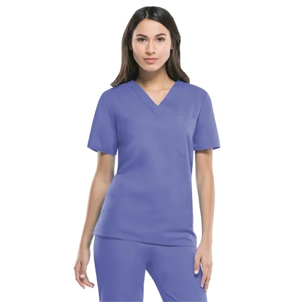 Dickies Medical - EDS Signature - Unisex Tuckable V-Neck Top... from ASI 86018 Scrub Authority / Uniform Stores