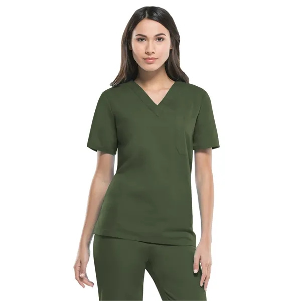 Dickies Medical - EDS Signature - Unisex Tuckable V-Neck Top... from ASI 86018 Scrub Authority / Uniform Stores