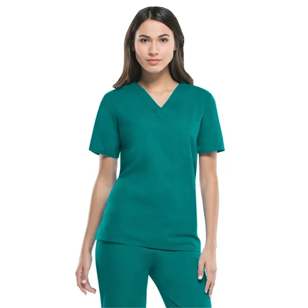 Dickies Medical - EDS Signature - Unisex Tuckable V-Neck Top... from ASI 86018 Scrub Authority / Uniform Stores
