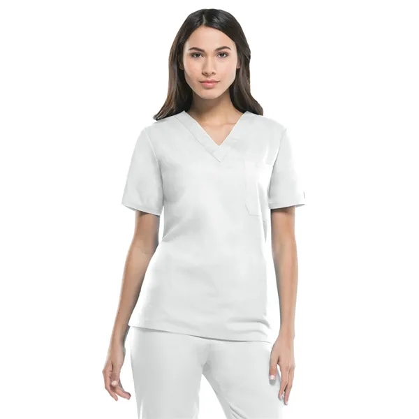 Dickies Medical - EDS Signature - Unisex Tuckable V-Neck Top... from ASI 86018 Scrub Authority / Uniform Stores