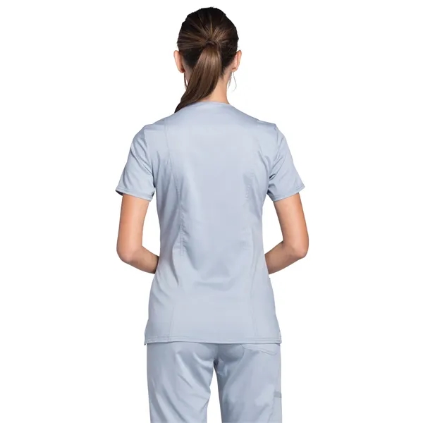 Cherokee - Workwear Revolution - Mock Wrap Top... from ASI 86018 Scrub Authority / Uniform Stores
