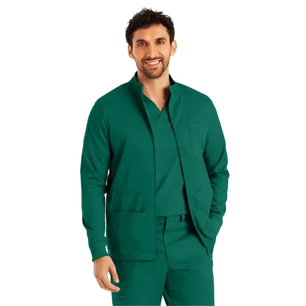 Landau ProFlex Men's Warm-Up Scrub Jacket... from ASI 86018 Scrub Authority / Uniform Stores