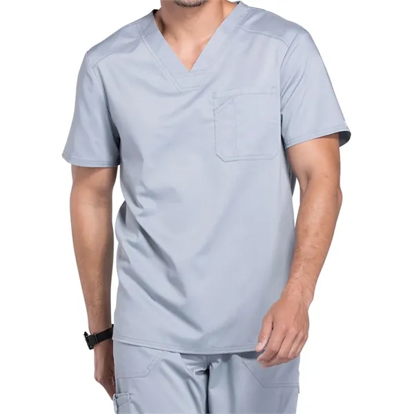 Workwear Revolution Men's Tuckable V-Neck Top... from ASI 86018 Scrub Authority / Uniform Stores