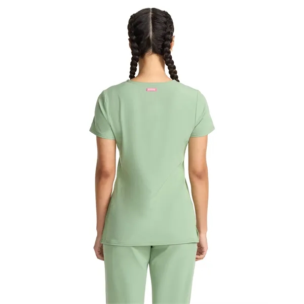 Med Couture - AMP - Women's 3-Pocket V-Neck Scrub Top... from ASI 86018 Scrub Authority