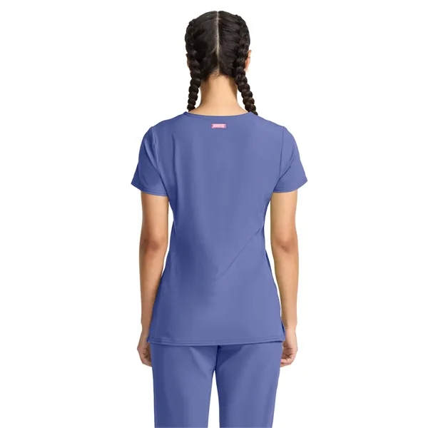 Med Couture - AMP - Women's 3-Pocket V-Neck Scrub Top... from ASI 86018 Scrub Authority