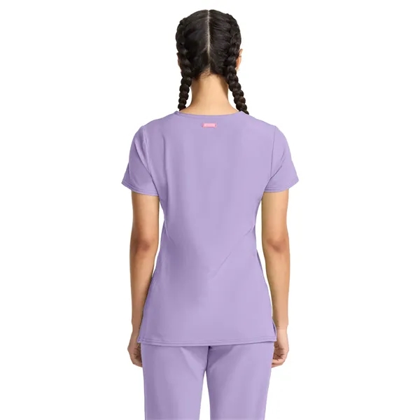 Med Couture - AMP - Women's 3-Pocket V-Neck Scrub Top... from ASI 86018 Scrub Authority