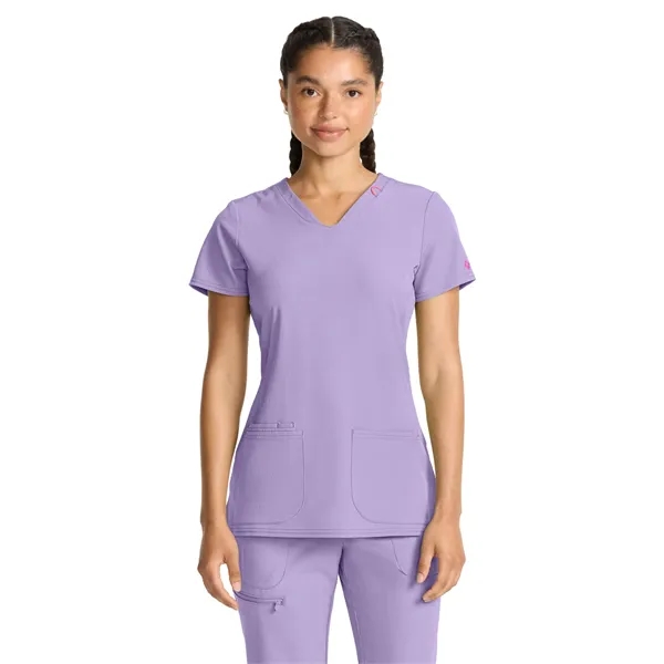 Med Couture - AMP - Women's 3-Pocket V-Neck Scrub Top... from ASI 86018 Scrub Authority