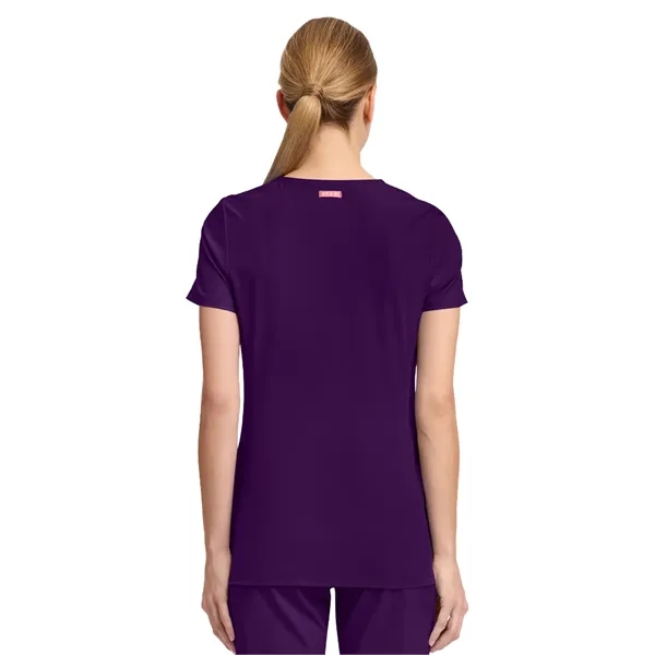 Med Couture - AMP - Women's 3-Pocket V-Neck Scrub Top... from ASI 86018 Scrub Authority