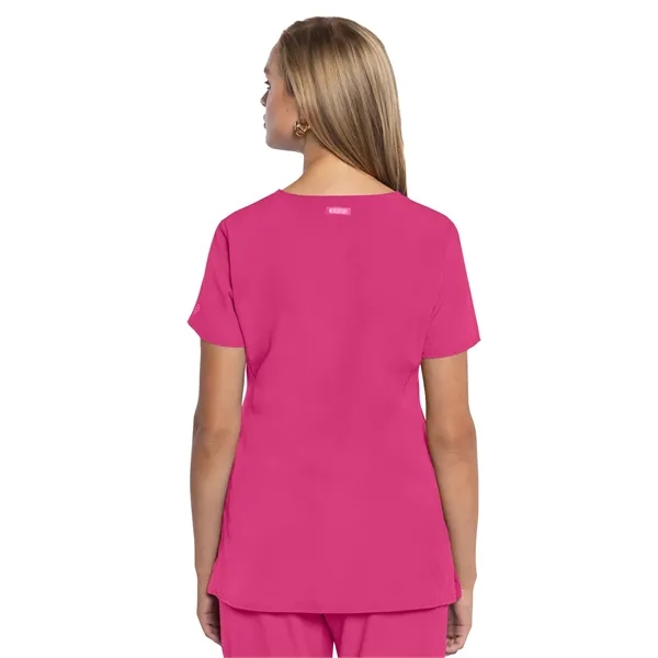Med Couture - AMP - Women's 3-Pocket V-Neck Scrub Top... from ASI 86018 Scrub Authority