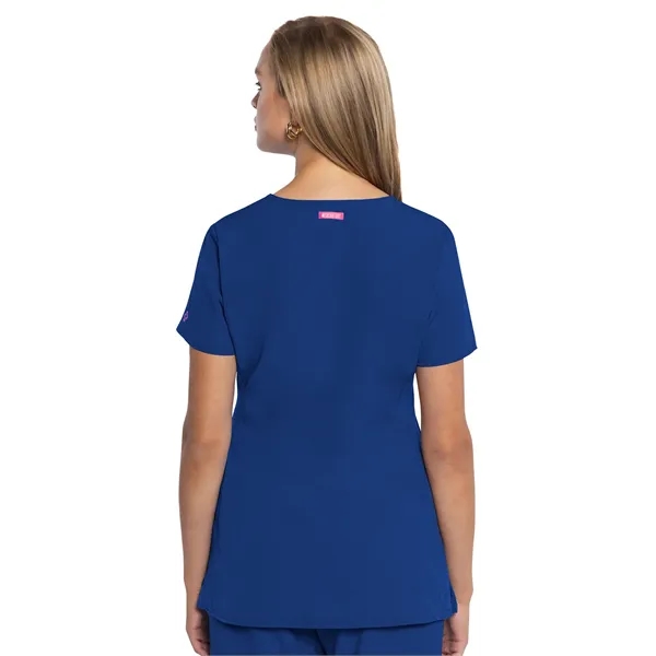 Med Couture - AMP - Women's 3-Pocket V-Neck Scrub Top... from ASI 86018 Scrub Authority