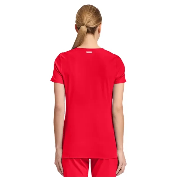 Med Couture - AMP - Women's 3-Pocket V-Neck Scrub Top... from ASI 86018 Scrub Authority