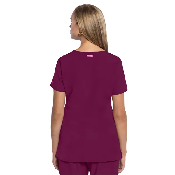 Med Couture - AMP - Women's 3-Pocket V-Neck Scrub Top... from ASI 86018 Scrub Authority