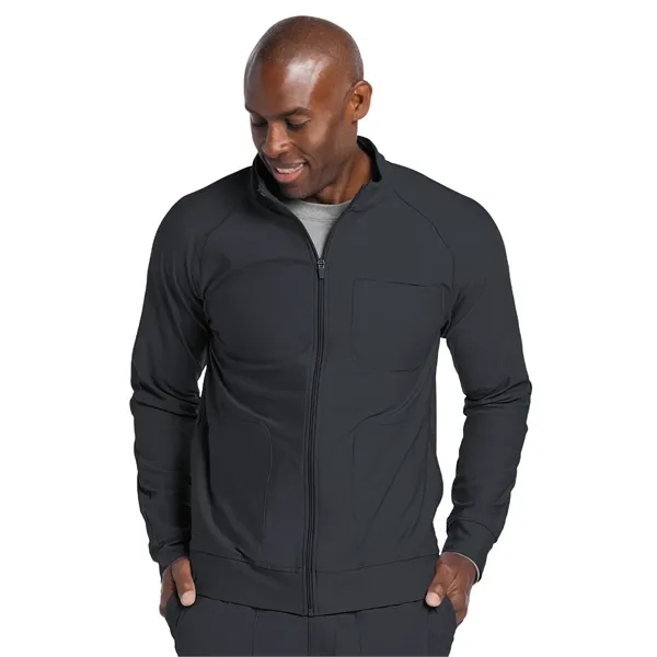 Cherokee - Form - Men's 3-Pocket Zip Front Jacket... from ASI 86018 Scrub Authority / Uniform Stores